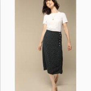 Rouje Gloria Skirt, Evergreen Dot